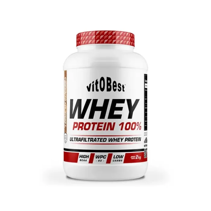 Whey Protein 100% (Sabor Leche Merengada) VitoBest, 2Kg