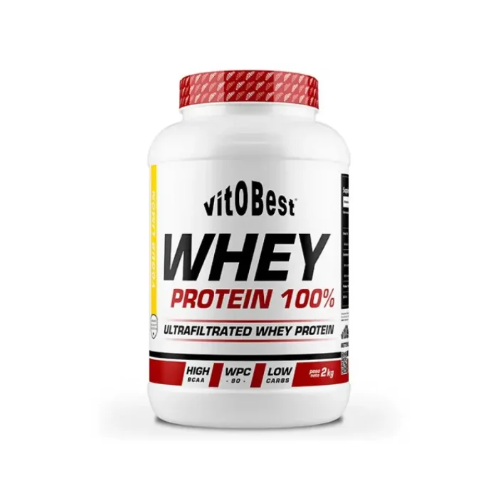 Whey Protein 100% (Sabor Yogur Limón) VitoBest, 2Kg