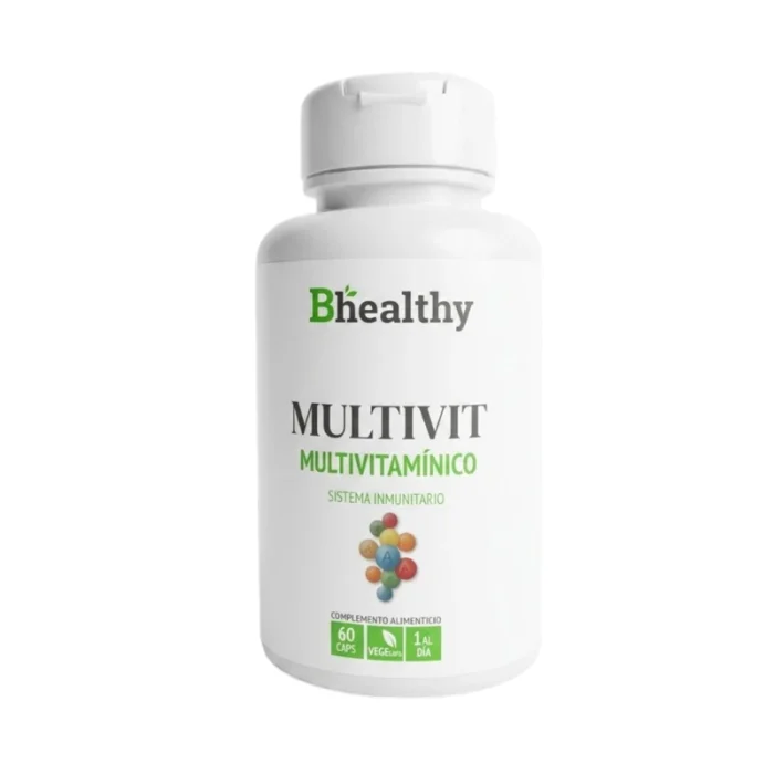 Multivit Multivitamínico Bhealthy, 60 cápsulas