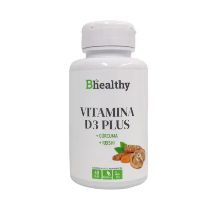 Vitamina D3 Plus Bhealthy, 60 cápsulas