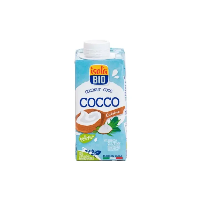 Crema de Coco para Cocinar Isola Bio, 200ml