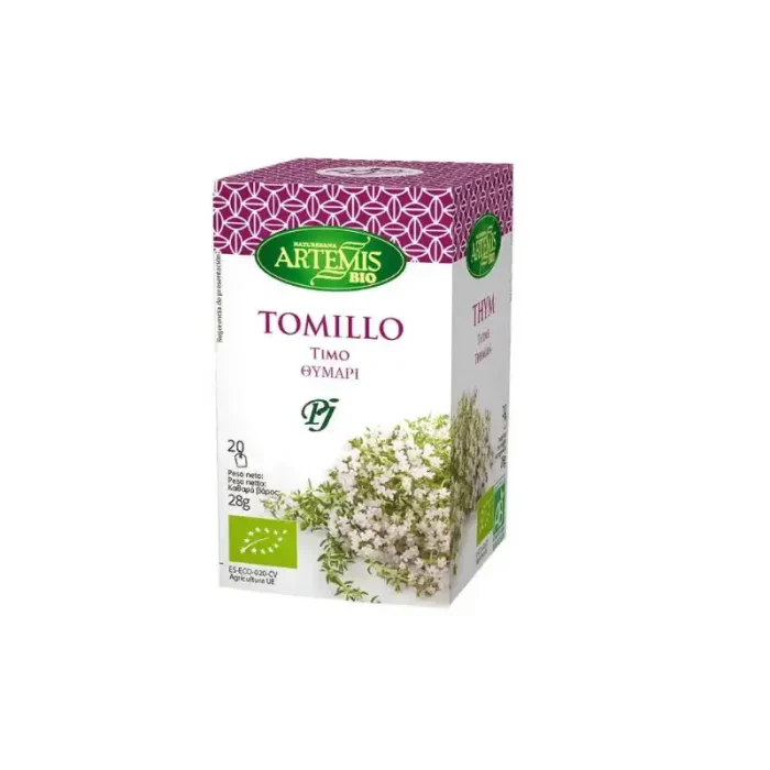 Infusión de Tomillo BIO Artemis, 20 bolsitas