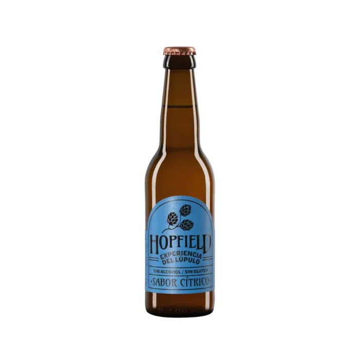 Refresco Sin Alcohol Sabor Cítrico Hopfield, 33 cl