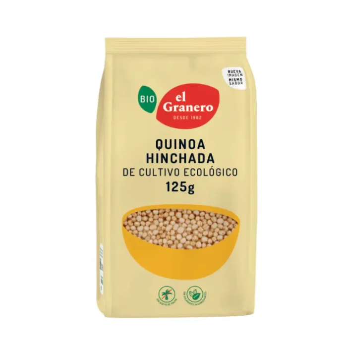 Quinoa Hinchada Bio El Granero Integral, 125g