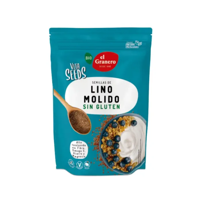 Vitaseeds Lino Molido Bio El Granero Integral, 300g