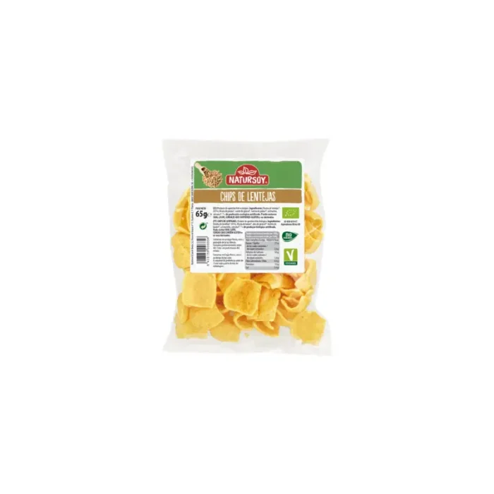 Chips de Lentejas BIO Natursoy, 65g
