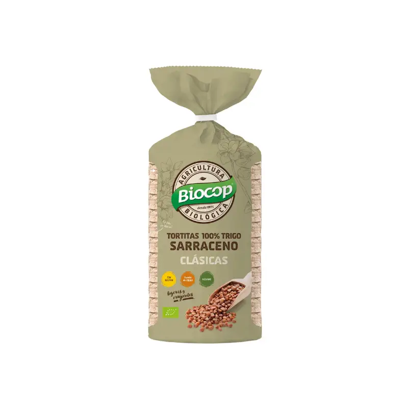 Tortitas de Trigo Sarraceno Biocop, 100g Tortitas de Trigo Sarraceno Biocop, 100g